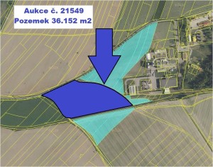 Komerční pozemek s veřejnou komunikací a železniční vlečkou na její hranici - západní část průmyslové zóny (36 152 m2), Dobronín u Jihlavy - Označení_2_vyplněné_A.jpg