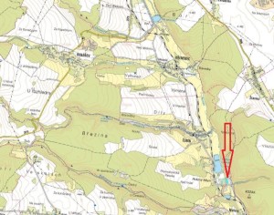 Lesní pozemek o výměře 4133 m2 a část silnice (7 m2), cca 20 Km severozápadně od Prostějova - Mpaka2.JPG