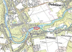 Malá zděná chatka s pozemky 788 m2  vei Znojmě - Oblekovicích - mapka2.JPG