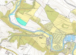 Orná půda a travní porost celkem 31 495 m2 v Třebíči-Sokolí - mapka3.JPG