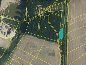 Orná půda o výměře 956 m2 v obci Veselá u Mnichova Hradiště - mapka3.JPG