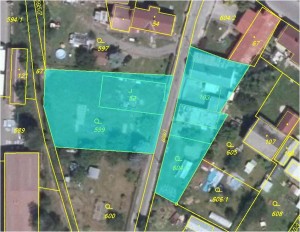 Podíl 3/10 na RD s pozemky v obci Brniště - Jáchymov u České Lípy - Mapka.JPG