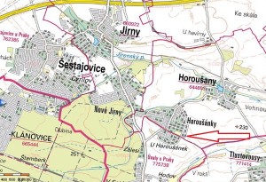 Pozemek 329 m2 spolu se základovou deskou stavby v Horoušanech, p.č. 451/198 - Mapka_celko.jpg