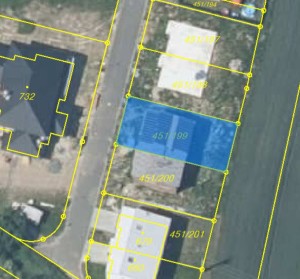 Pozemek 330 m2 spolu s rozestavěným RD v Horoušanech, p.č. 451/199 - Mapka 451-199.JPG