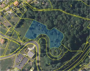Pozemek o výměře 4916 m2 v obci Martiněves u Děčína k výstavbě rodinných domů - mapka1.JPG