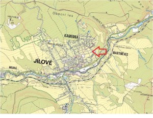 Pozemek o výměře 947 m2 v obci Martiněves u Děčína k výstavbě rodinných domů - mapka2.jpg