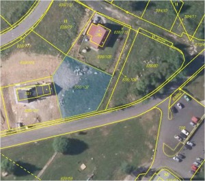 Pozemek o výměře 947 m2 v obci Martiněves u Děčína k výstavbě rodinných domů - mapka1.JPG