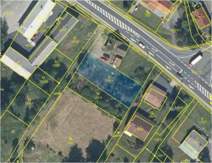 Pozemek trvalého travního porostu k možné zástavbě o výměře 726 m2 ve Staré Vodě u Mariánských Lázní  - mapka1.JPG