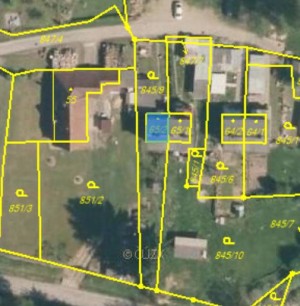 Rodinný dům 3+1  v obci Přídolí - část Práčov, cca 8 Km od Českého Krumlova - Mapka.JPG