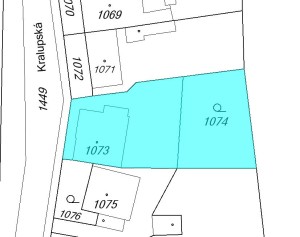 Rodinný dům 5 + 1, o užitné ploše 174 m2 s pozemky v Kladně - mapa_1.JPG